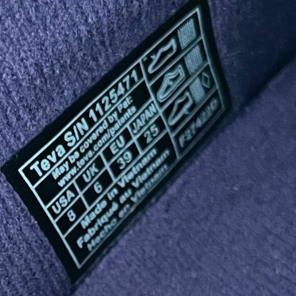 Teva 1984 Outdoor ReEmber Moccasin 1125471 Slip On Gold w Purple Tab Sz 8 NWT - Picture 10 of 14